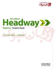 کتاب آموزشی ویرایش پنجم Headway beginner - 5th Edition - Student Book and Work Book