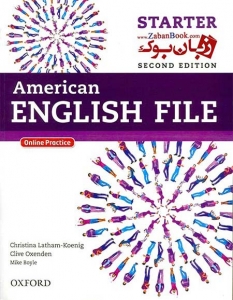 کتاب امریکن انگلیش فایل ویرایش دوم American English File Starter - رحلی