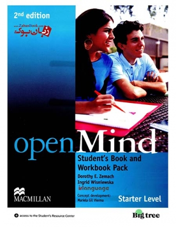 کتاب آموزشی اپن مایند ویرایش دوم Open Mind Starter 2nd StudentBook and WorkBook