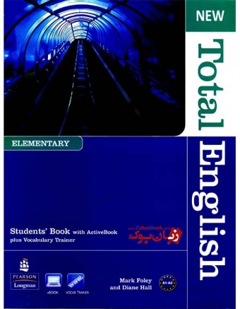 کتاب آموزش زبان انگلیسی بزرگسالان  New Total English Elementary Student Book and Work Book