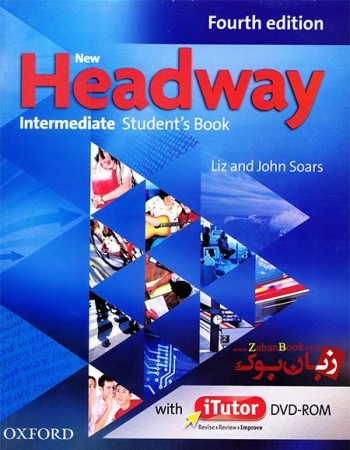  کتاب ویرایش چهارم New Headway - 4th - Student Book and Work Book Intermediate  