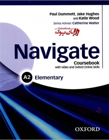  کتاب آموزشی بزرگسالان آکسفورد نویگیت Navigate StudentBook and WorkBook Elementary A2   