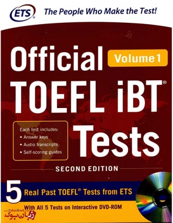  کتاب Official TOEFL iBT Tests Second Edition -Volume 1