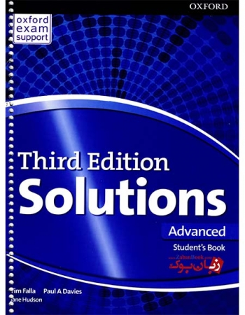  کتاب آموزش زبان انگلیسی نوجوانان Solutions Third Edition Advanced Student Book and Work Book   