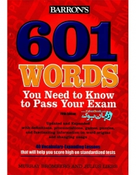 کتاب آموزش زبان لغت و اصطلاحات انگلیسی 601Words You Need to Know to Pass Your Exam 5th edition