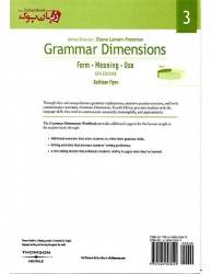  کتاب گرامر زبان انگلیسی ویرایش چهارم سطح سوم Grammar Dimensions 3 Fourth Edition Student Book and Work Book  