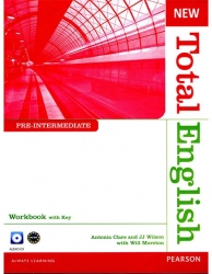  کتاب آموزش زبان انگلیسی بزرگسالان New Total English Pre-intermediate Student Book and Work Book  