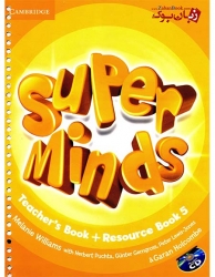  کتاب معلم آموزش زبان انگلیسی کودکان و خردسالان سطح پنجم Super Minds 5 Teachers Book   