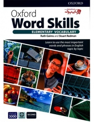  کتاب ویرایش دوم  واژگان  Oxford Word Skills Elementary Vocabulary  - وزیری