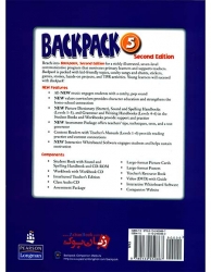 دوره آموزش زبان کودکان بک پک ویرایش دوم سطح پنجم  Backpack 5 Second Edition Student Book and Work Book 