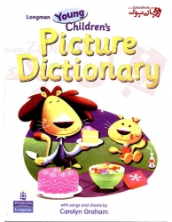  کتاب دیکشنری تصویری کودکان قرمز Longman Young Childrens picture Dictionary