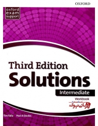  کتاب آموزش زبان انگلیسی نوجوانان  Solutions Third Edition Intermediate Student Book and Work Book   