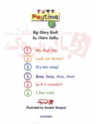  کتاب داستان زبان انگلیسی خردسالان Playtime Big Story Book B  