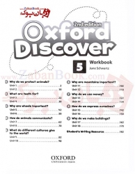  دوره آموزش زبان نوجوانان آکسفورد دیسکاور سطح پنجم Oxford Discover 5 - 2nd Student Book and Work Book   