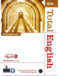  کتاب آموزش زبان انگلیسی بزرگسالان New Total English intermediate Student Book and Work Book   