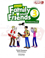 کتاب ویرایش دوم - American Family and Friends 3 - 2nd 