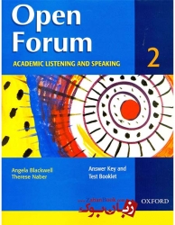 کتاب Open Forum 2: Academic Listening and Speaking