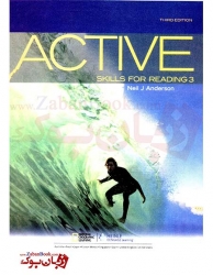 کتاب آموزشی تقویت مهارت واژگان ویرایش سوم سطح سوم ACTIVE Skills for Reading 3 3rd Edition  - قطع وزیری