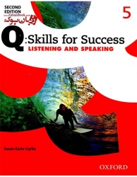  کتاب آموزش مهارت شنیداری و گفتاری سطح پنجم Q Skills for Success 2nd 5 Listening and Speaking   