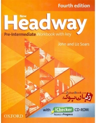  کتاب ویرایش چهارم New Headway - 4th - Student Book and Work Book Pre-intermediate  