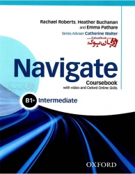  کتاب آموزشی بزرگسالان آکسفورد نویگیت (+)Navigate StudentBook and WorkBook Intermediate B1 