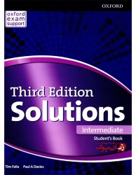  کتاب آموزش زبان انگلیسی نوجوانان  Solutions Third Edition Intermediate Student Book and Work Book   