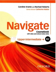  کتاب آموزشی بزرگسالان آکسفورد نویگیت Navigate StudentBook and WorkBook Upper-Intermediate B2   