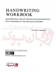 کتاب دستخط انگلیسی برای بزگسالان  Handwriting Workbook