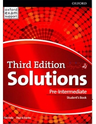  کتاب آموزش زبان انگلیسی نوجوانان Solutions Third Edition Pre Intermediate Student Book and Work Book   
