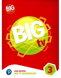 کتاب کار ویرایش دوم  سطح سوم  Big English TV 3 Workbook 2nd