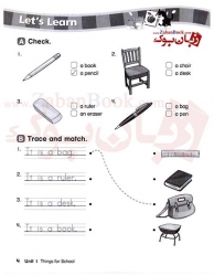  کتاب آموزشی کودکان لتس گو ویرایش پنجم Lets Go 1 Fifth edition - وزیری