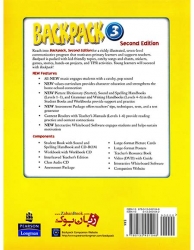 دوره آموزش زبان کودکان بک پک ویرایش دوم سطح سوم  Backpack 3 Second Edition Student Book and Work Book 