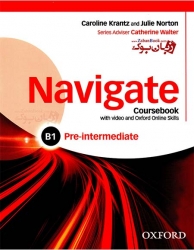  کتاب آموزشی بزرگسالان آکسفورد نویگیت Navigate StudentBook and WorkBook Pre-Intermediate B1   