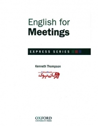 کتاب انگلیسی برای جلسات English for Meetings