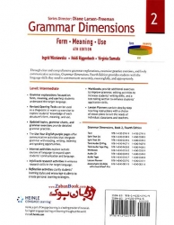  کتاب گرامر زبان انگلیسی ویرایش چهارم سطح دوم Grammar Dimensions 2 Fourth Edition Student Book and Work Book  