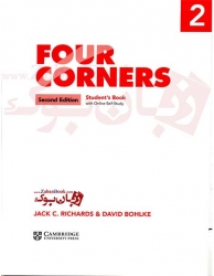  کتاب آموزش زبان انگلیسی بزرگسالان ویرایش دوم سطح دوم Four Corners 2nd 2 Student Book and Work Book   