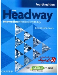  کتاب ویرایش چهارم New Headway - 4th - Student Book and Work Book Intermediate  