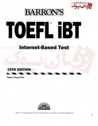 کتاب تافل بارونز Barrons TOEFL iBT 15th