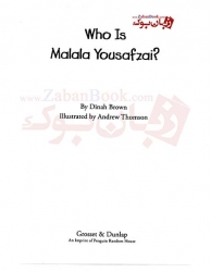 کتاب زندگینامه Who Is Malala Yousafzai