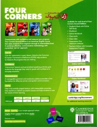  کتاب آموزش زبان انگلیسی بزرگسالان ویرایش دوم سطح چهارم Four Corners 2nd 4 Student Book and Work Book   