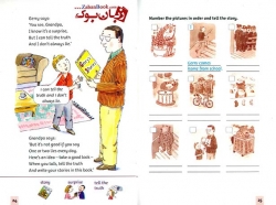 کتاب داستان انگلیسی برای کودکان Family and Friends Readers 2 - The Bear on the Stairs