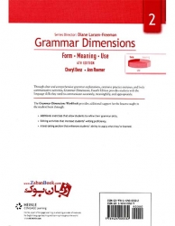  کتاب گرامر زبان انگلیسی ویرایش چهارم سطح دوم Grammar Dimensions 2 Fourth Edition Student Book and Work Book  