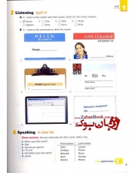 کتاب آموزش زبان انگلیسی بزرگسالان ویرایش اول  Four Corners 1 - Student Book and Work Book   