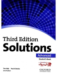  کتاب آموزش زبان انگلیسی نوجوانان Solutions Third Edition Advanced Student Book and Work Book   