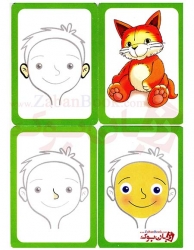 فلش کارت آموزشی کودکان و خردسالان Flash Cards American First Friends 1 