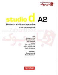  کتاب آلمانی سطح دوم   Studio d Sprachtraining A2 Student Book and Work Book   