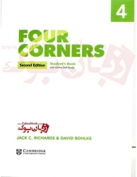  کتاب آموزش زبان انگلیسی بزرگسالان ویرایش دوم سطح چهارم Four Corners 2nd 4 Student Book and Work Book   