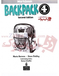 دوره آموزش زبان کودکان بک پک ویرایش دوم سطح چهارم  Backpack 4 Second Edition Student Book and Work Book 