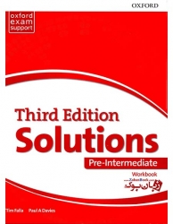  کتاب آموزش زبان انگلیسی نوجوانان Solutions Third Edition Pre Intermediate Student Book and Work Book   