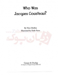 کتاب زندگینامه Who Was Jacques Cousteau